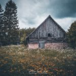 Une vieille ferme en Estonie sur l'île de Saaremaa