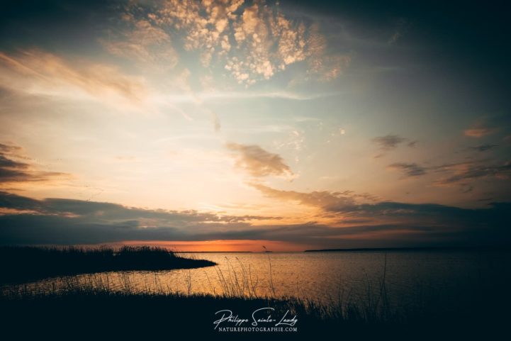 Coucher de soleil en Estonie