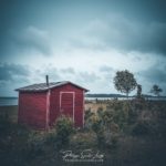 Juste une petite maison de pêcheur sur la côte Estonienne