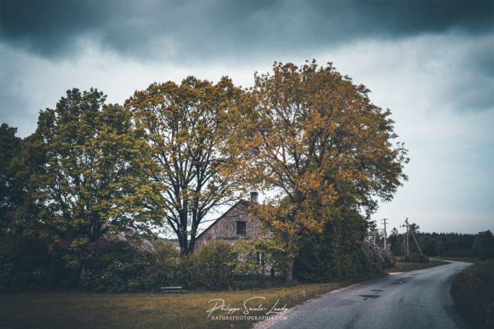 Ferme cachée dans la campagne Estonienne