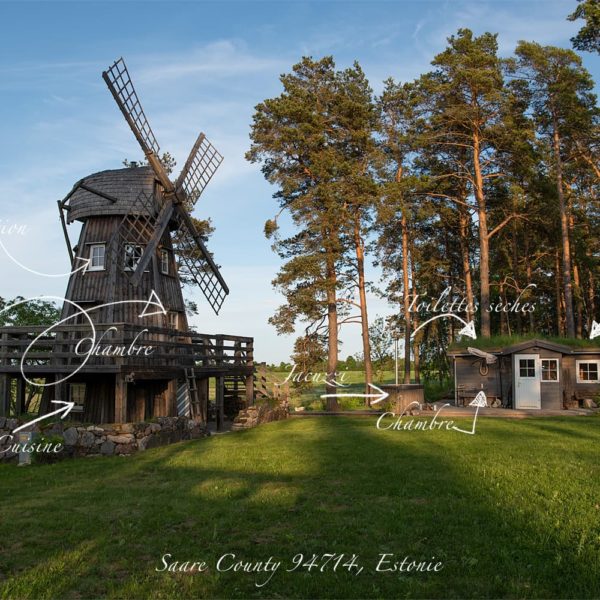 Plan du moulin Plan et photos du moulin de Saaremaa