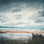 Paysage d'orage en bordure de mer - Golfe de Finlande