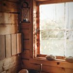 Intérieur du sauna en Estonie