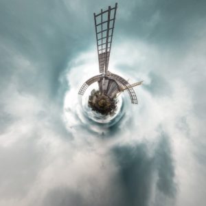 TINY-PLANET-120 Tiny Plant d'un moulin en Estonie