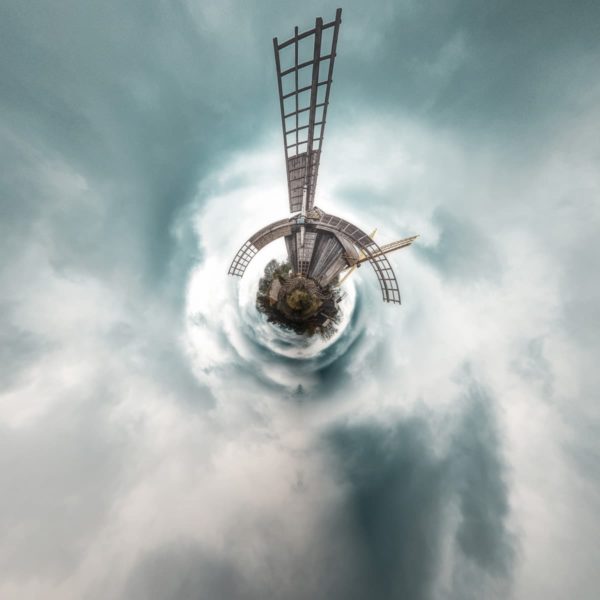 TINY-PLANET-120 Tiny Plant d'un moulin en Estonie