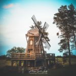 Paintographie sur un moulin à vent