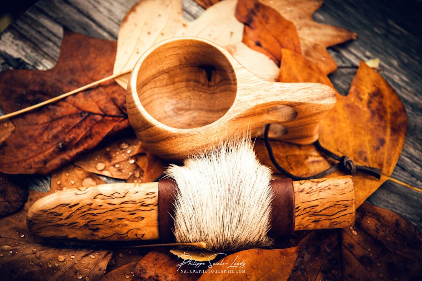 Kuksa et puukko de Laponie