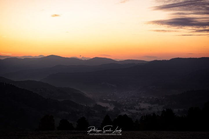 Photo des Vosges à l'aube