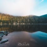 Le reflet des sapins dans le Lac vert