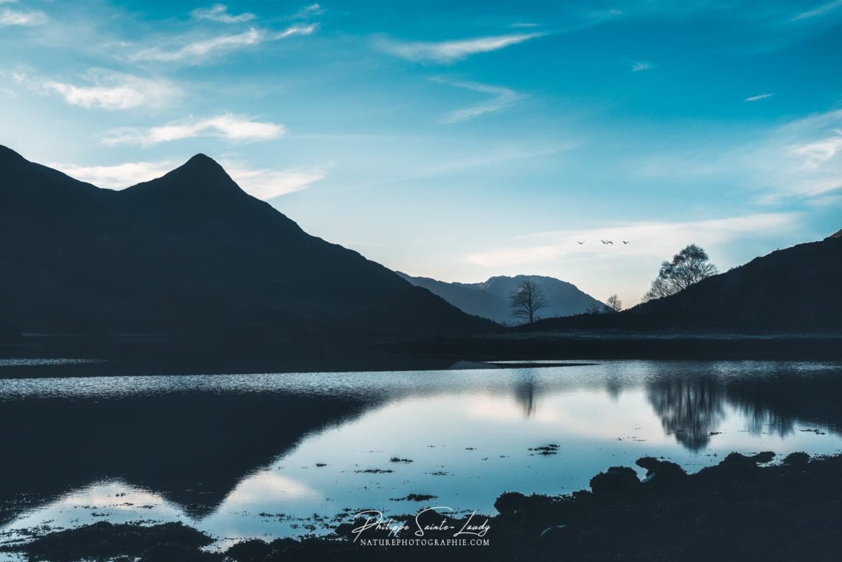 Loch Leven aux heures bleues