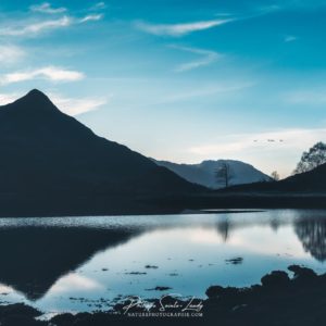 Blue Morning Loch Leven aux heures bleues
