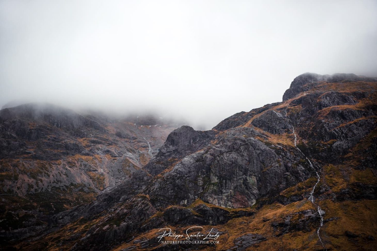 Montagne pelée en Écosse