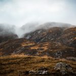 Brouillard au sommet des Highlands