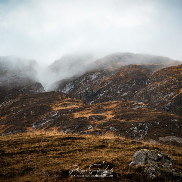 Fog Mood Brouillard au sommet des Highlands