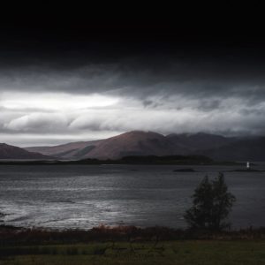 From Appin Vue depuis le port Appin en Écosse
