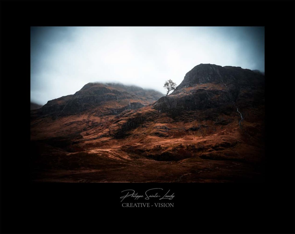 Les montagnes de Glencoe