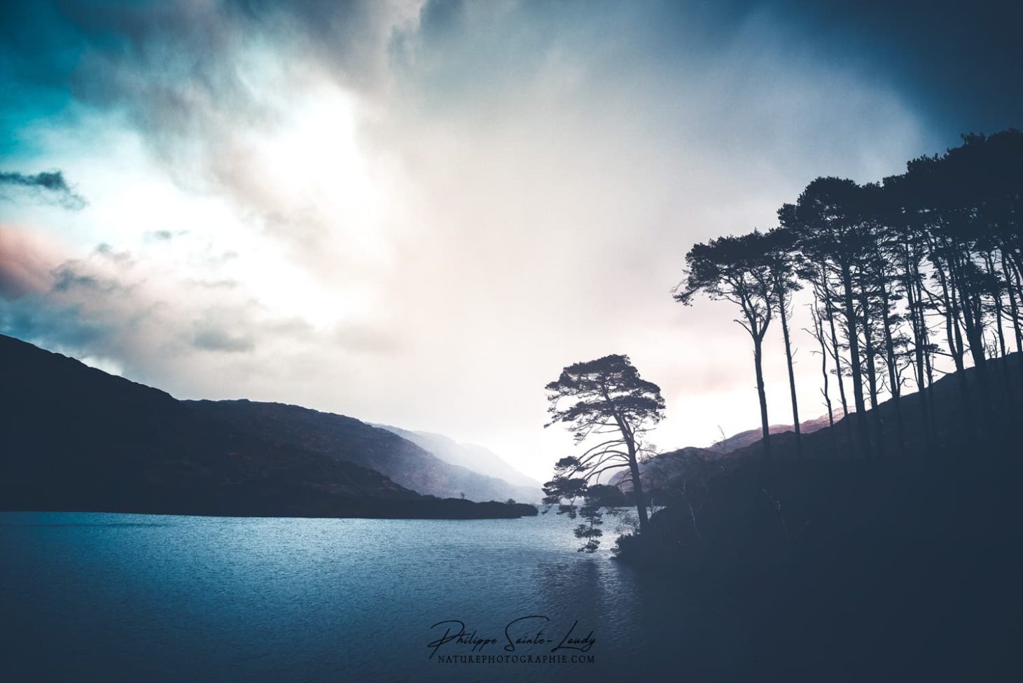 Photo prise au Loch Eilt en Écosse