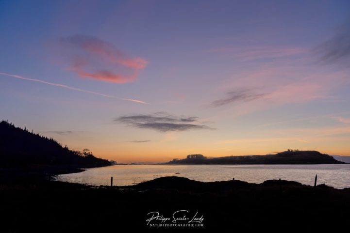 Coucher de soleil en Écosse