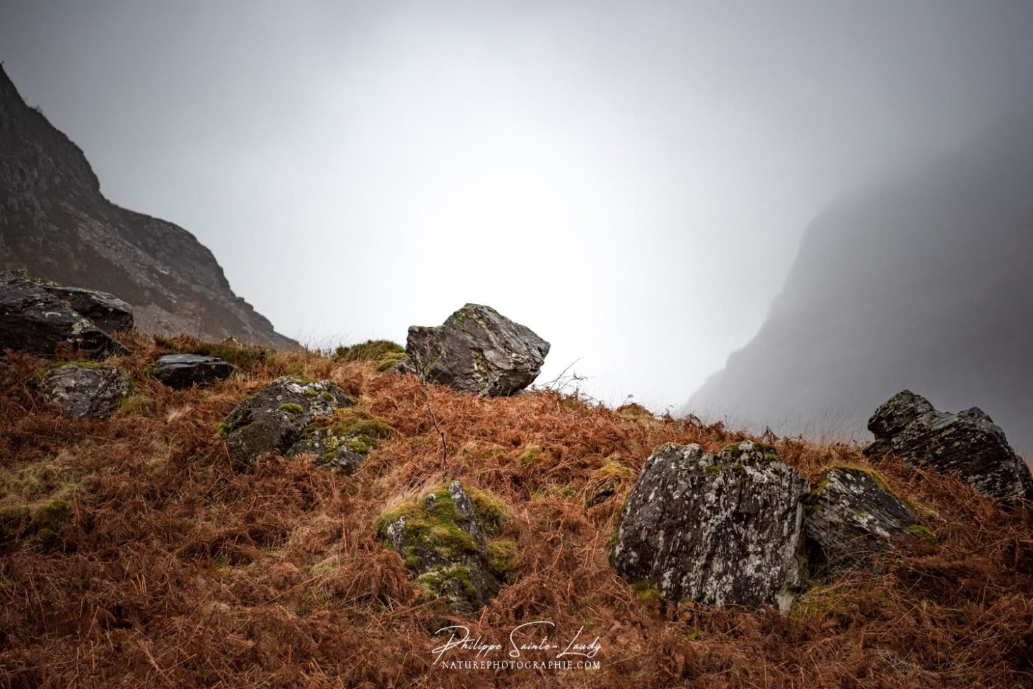 Rochers sur les Highlands