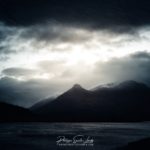 Photo d'Écosse avec un ciel tourmenté