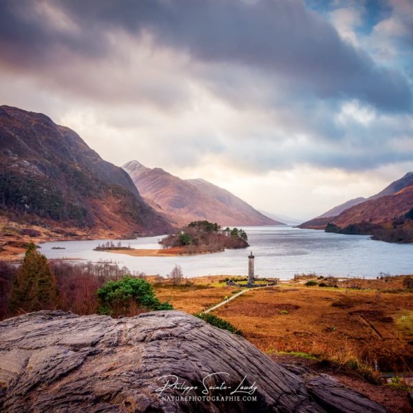 View of Loch Shiel Photo de Glenfinnan avec le Loch Loch Shiel et les Highlands