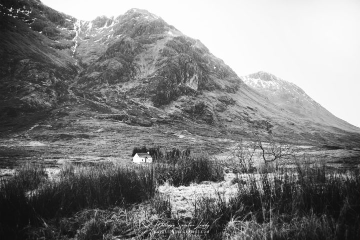 La petite maison de Glencoe en Écosse