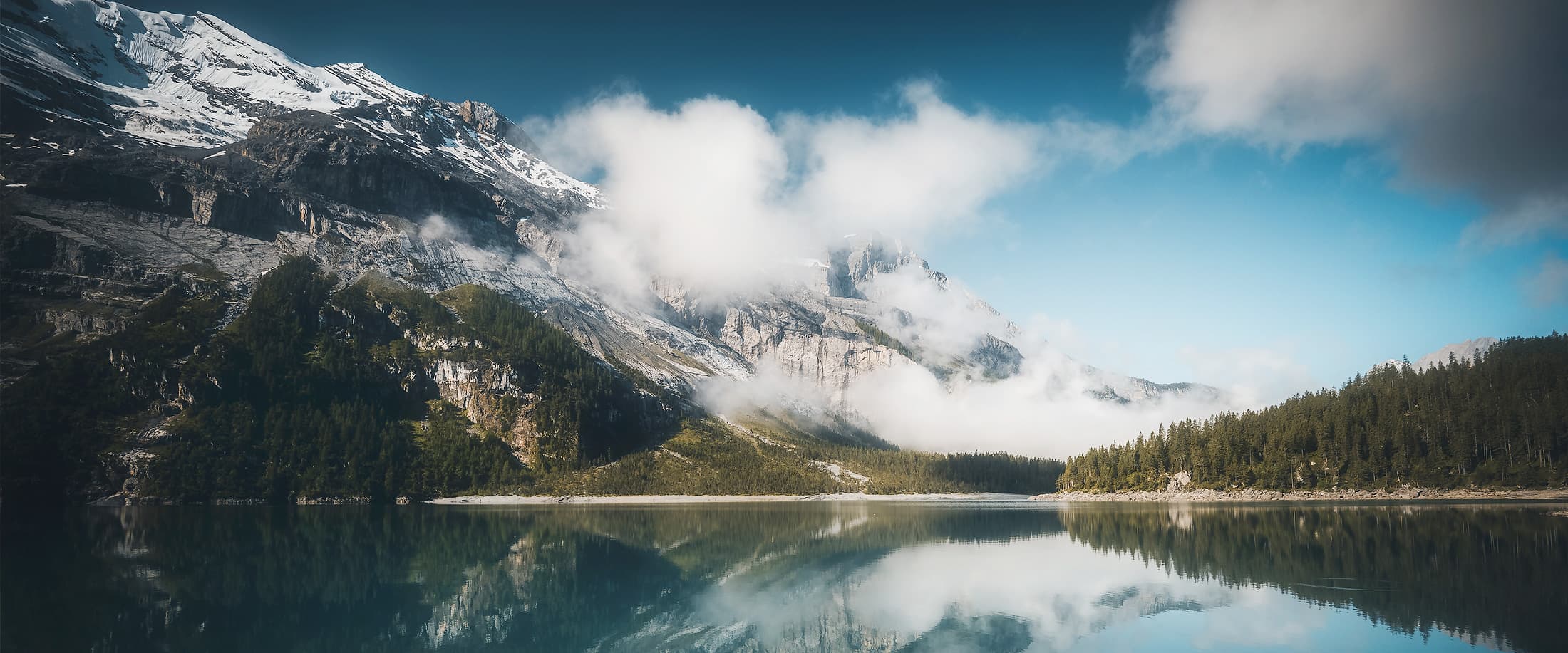 Photo d'un lac d'altitude en Suisse - Thèmes des grands photographes