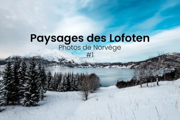 Paysages des Lofoten en Norvège