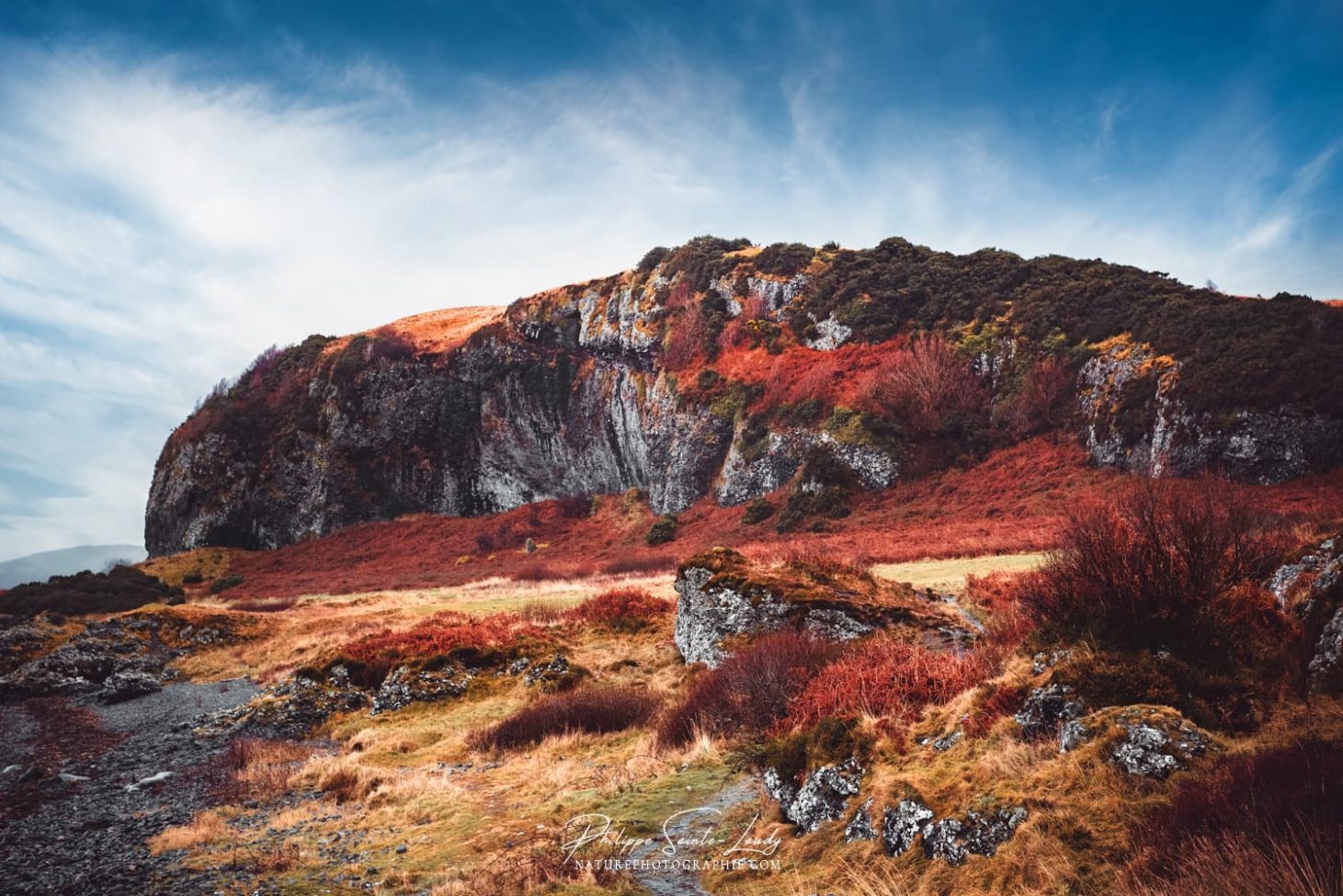 Photo des côtes écossaise
