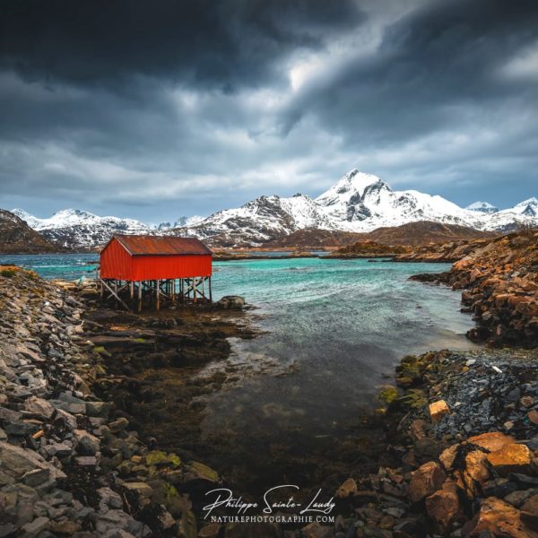 Like a Moment in Time Rorbu sur les îles Lofoten en Norvège