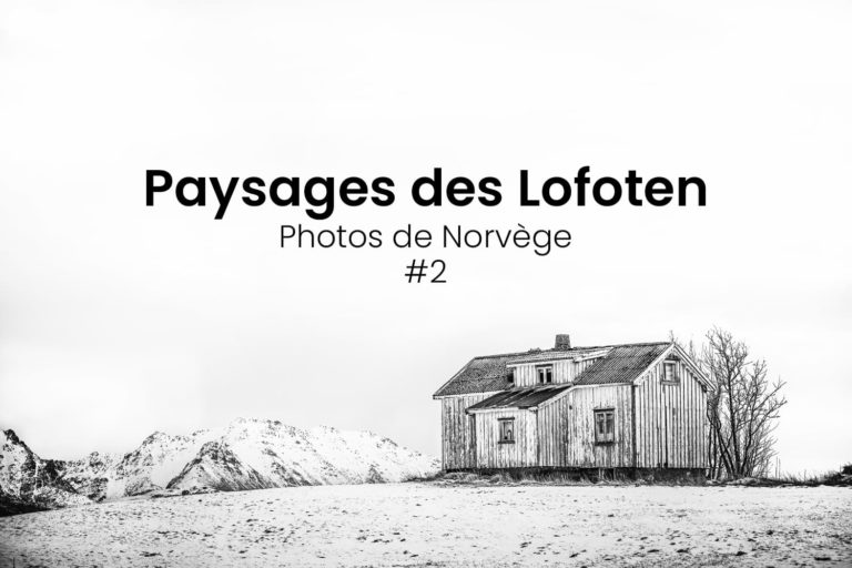 Paysages des Lofoten en Norvège