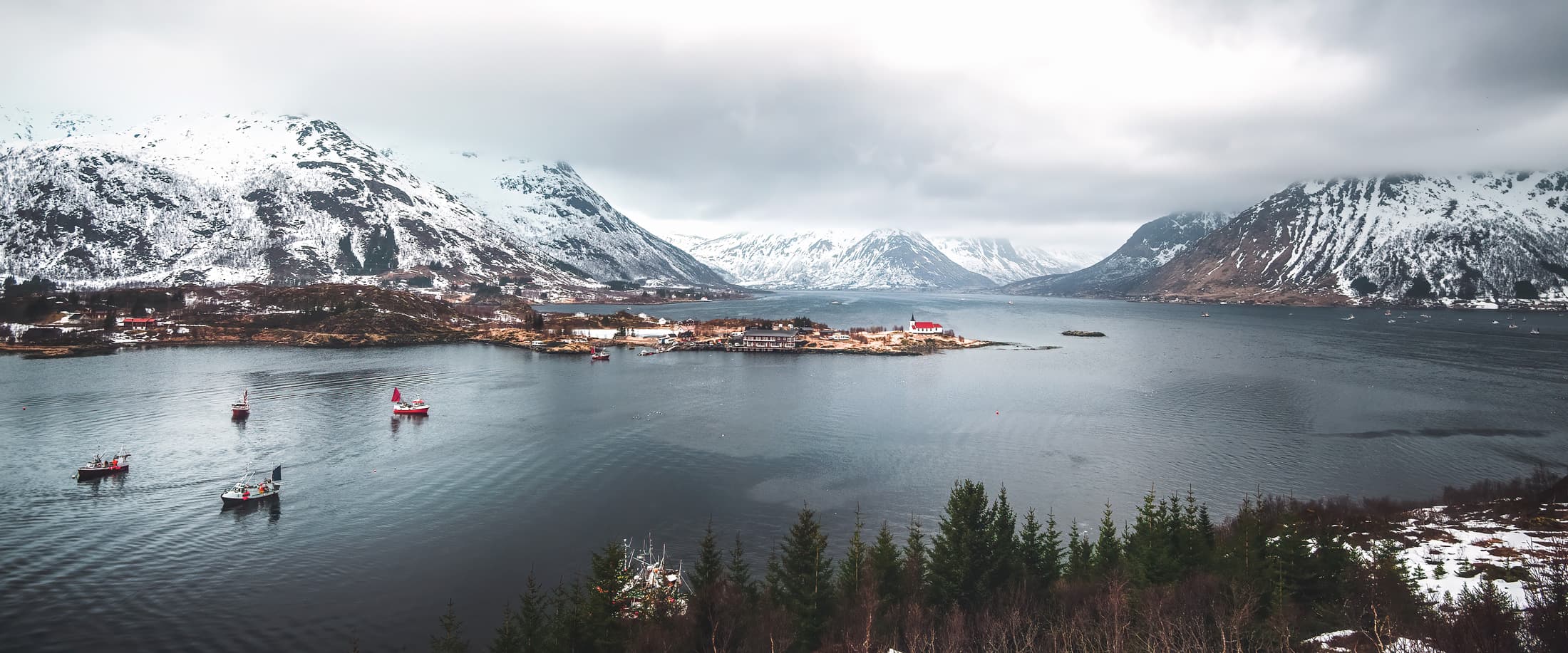 Village de pêcheur dans les Lofoten - Norvège