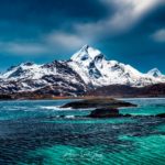 Paysage dramatique des Lofoten