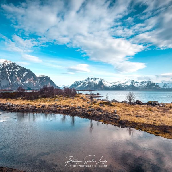 Stroll in the Fjords Reflet dans les fjords des Lofoten
