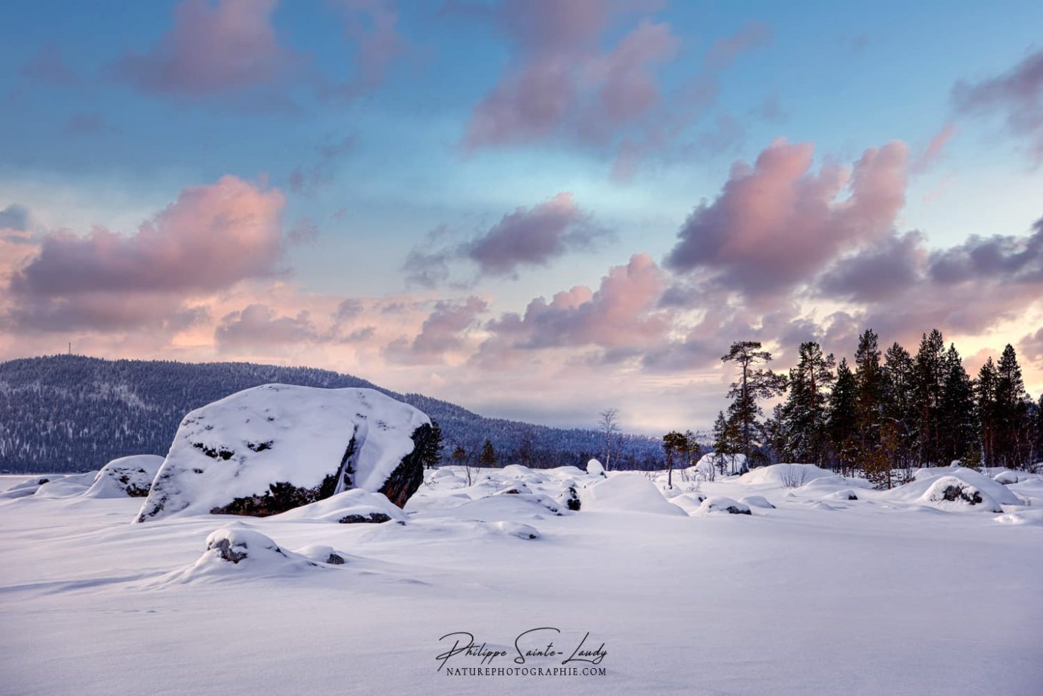 Lumière du matin en Finlande