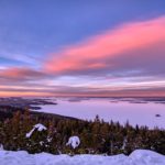 Ciel du soir en Finlande