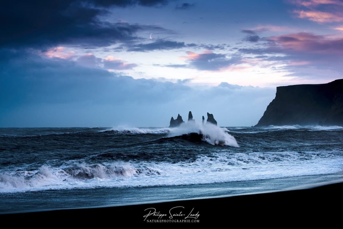 Les Reynisdrangar à Vik en Islande