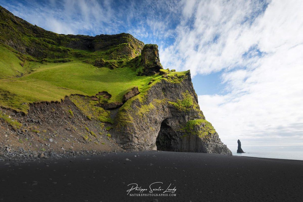 Plage de Reynisfjara en Islande