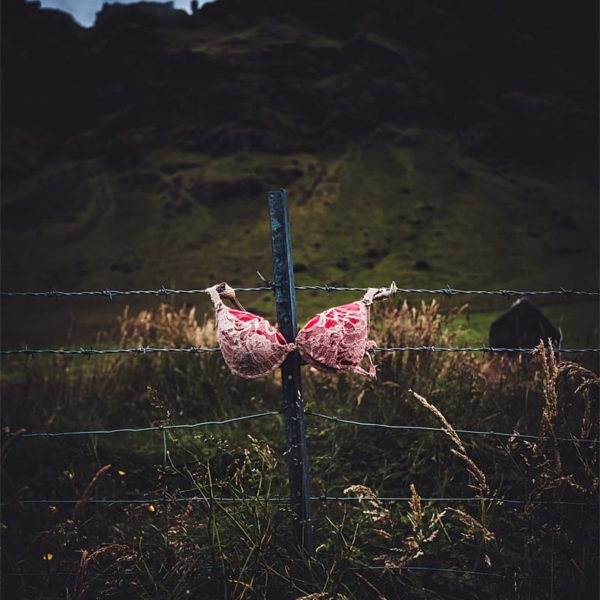 Un soutien gorge en Islande