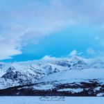 Ciel bleu acier en Islande