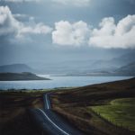 Route et paysage d'Islande