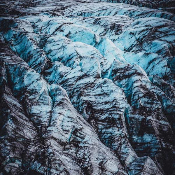 Geometric Equation Gros plan de glacier