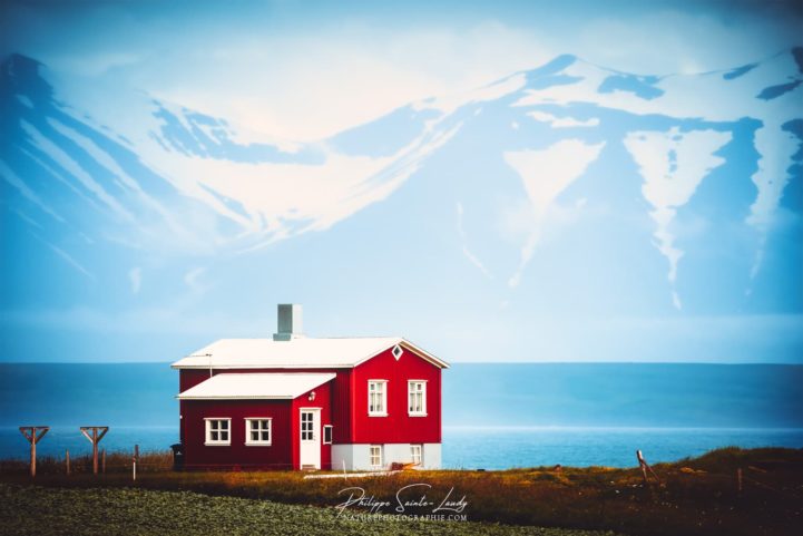 La maison du fjord Islandais