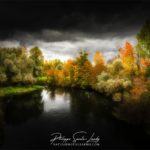 Photo d'un sombre automne