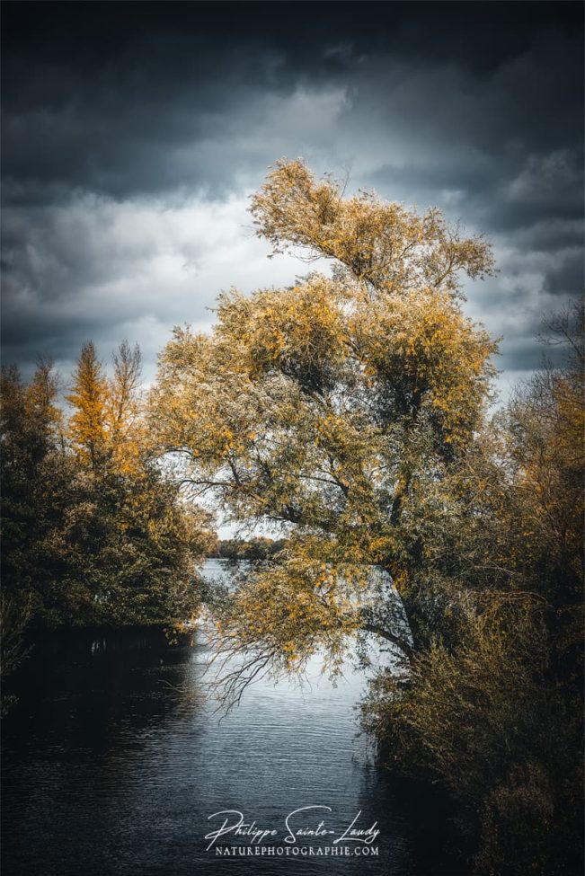 Ambiance dramatique en automne