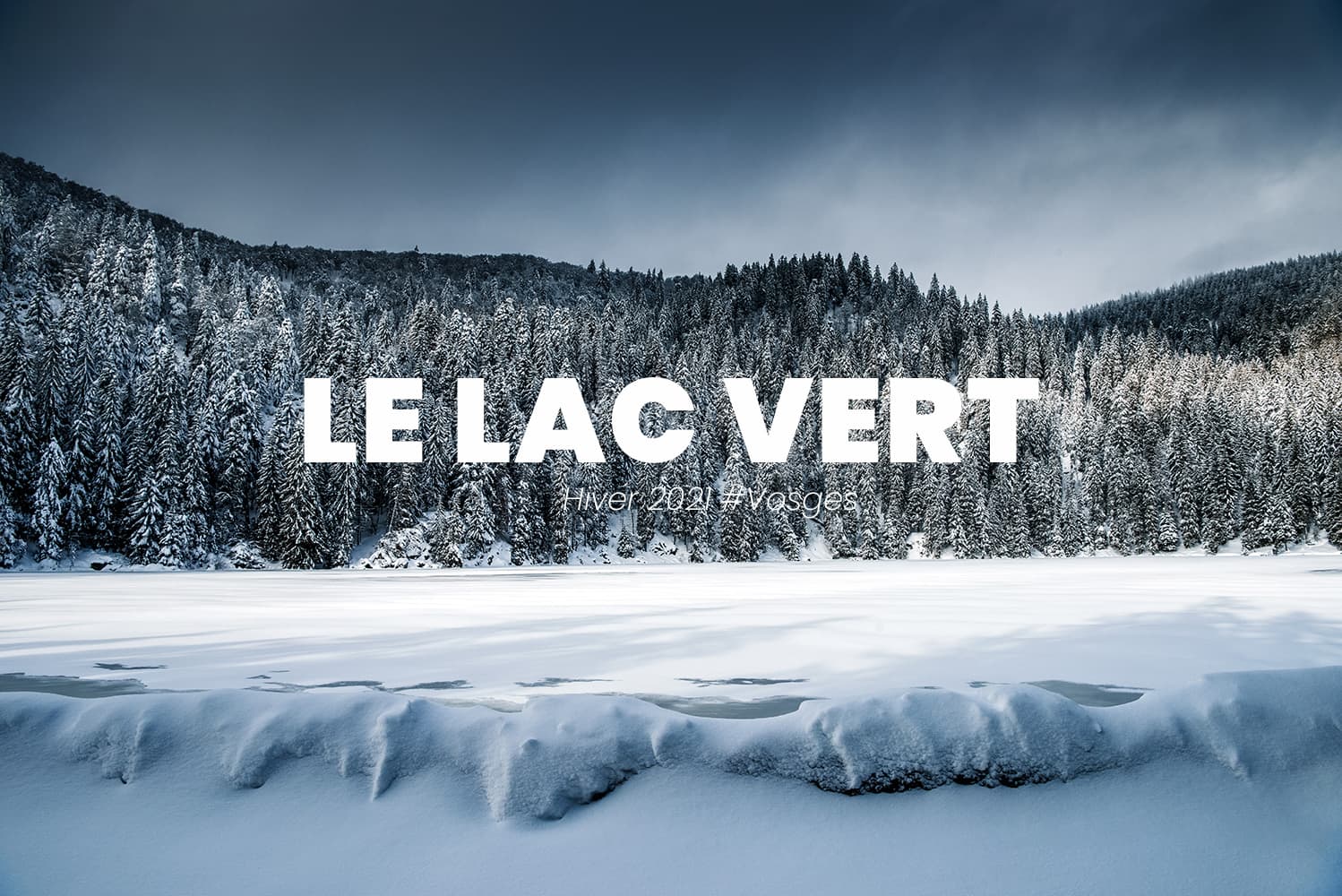 Le Lac Vert en hiver