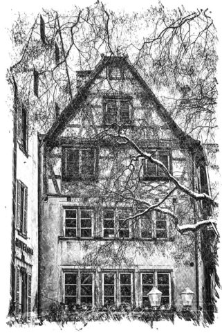 Maison à colombage à Strasbourg