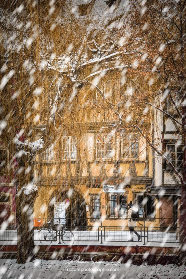 Quai des bateliers en hiver