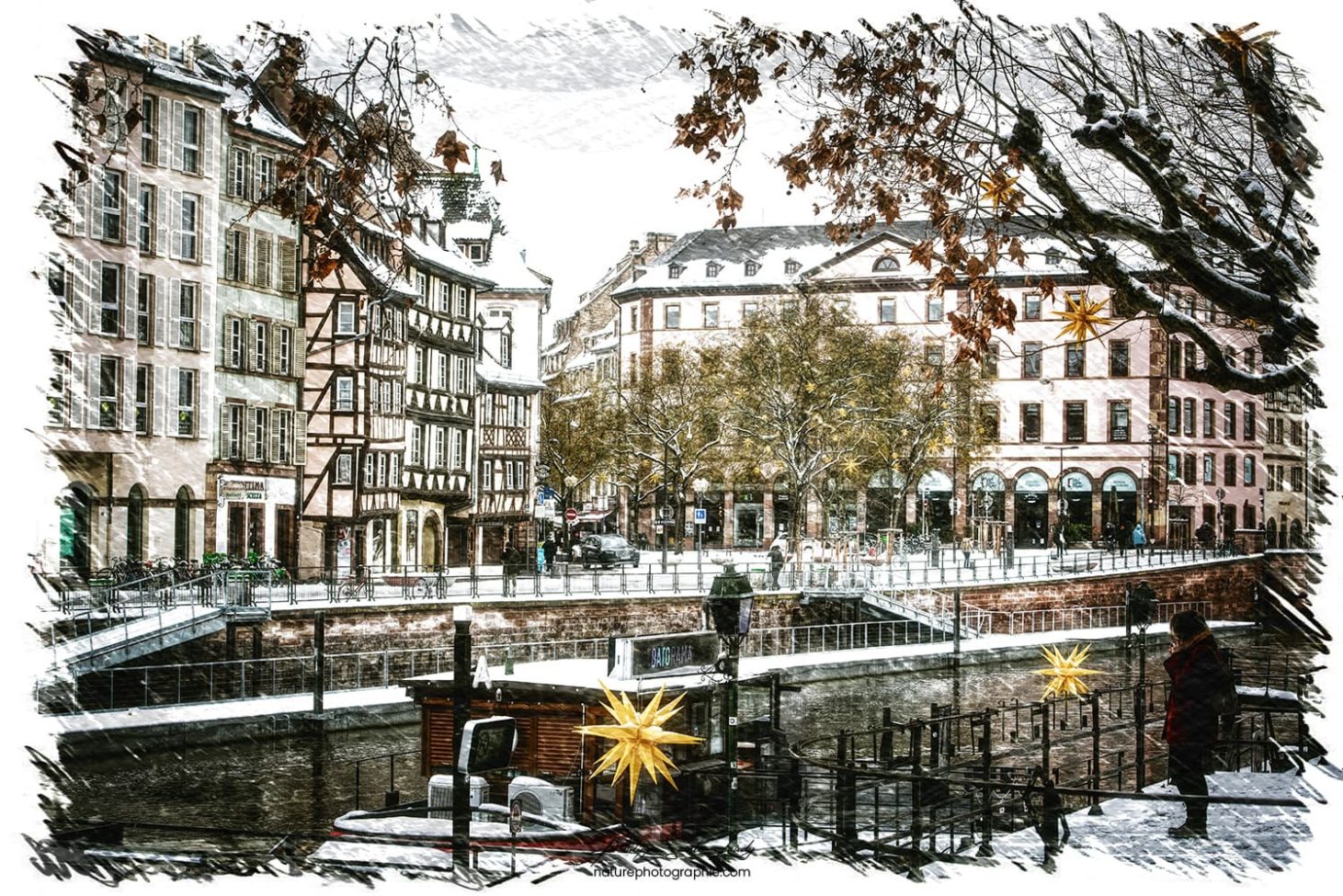 Vue sur la Place du Corbeau