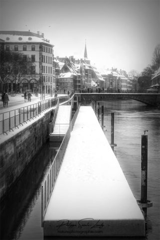 Photo de Strasbourg sous la neige